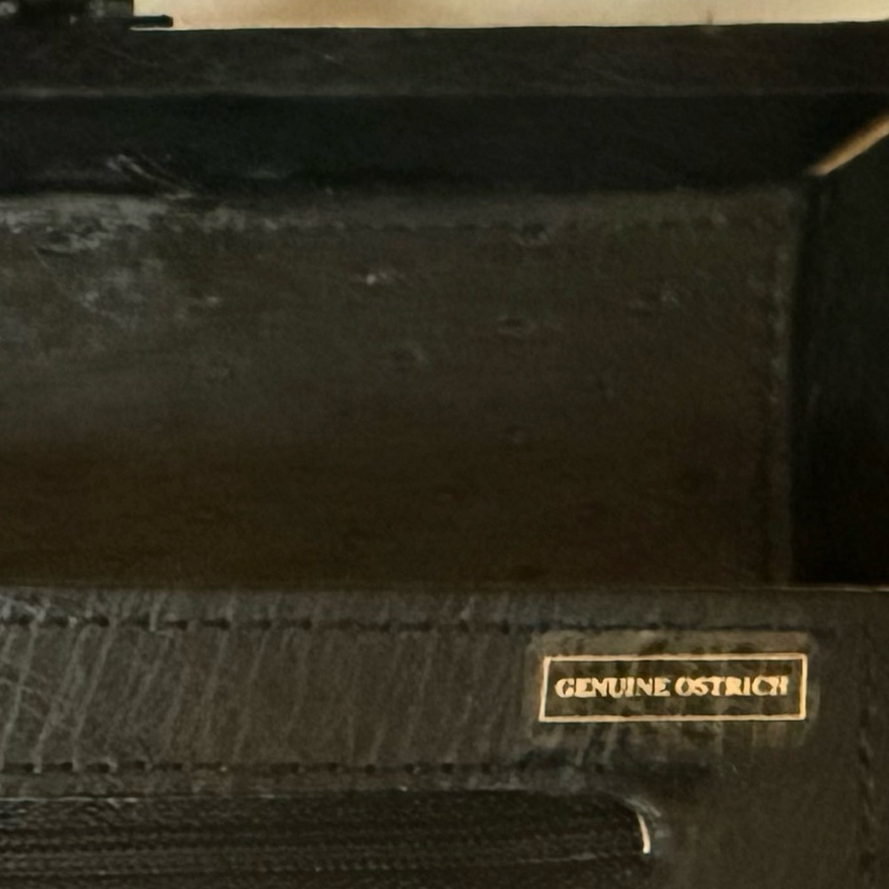 Vintage Ostrich Briefcase - Picture 4 of 8